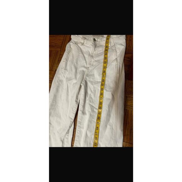Joe's Jeans The Avery High Rise Wide Leg Jeans Off White - MSRP $148 - Sz 28 - Picture 9 of 10